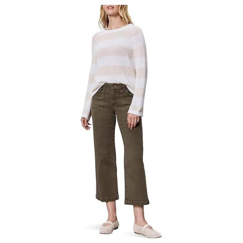 Sanctuary Olive Green Wide Leg Crop Pants